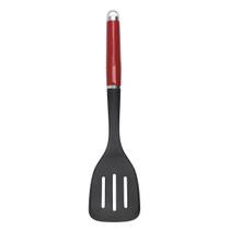 Espatula Nylon Vazada Perfurada Vermelha Antiaderente Cozinha Omelete Fritura Bolo Doce Decorativa Kitchenaid