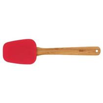 Espátula Oval de Silicone e Bamboo Mor