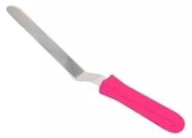Espatula P/ Alisar Bolo Com Curva Linha Color Pink 23m