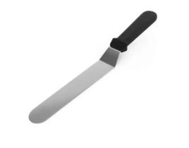 Espatula P/ Alisar Bolo Com Curva Linha Color Preto 23m