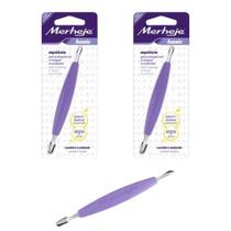 Espátula P/ Empurrar Raspar Cutícula 2u Merheje Basic Lilás Espátula P/ Empurrar Raspar Cutícula 2u Merheje Basic Lilás