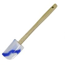 Espátula Pão Duro de Silicone Mármore Cabo Madeira 30 cm Linha Confeiteiro Espátula Pão Duro de Silicone Mármore Cabo Madeira 30 cm Linha Confeiteiro