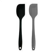 Espátula Pão Duro Raspadora 27cm Grande De Silicone Kit 2