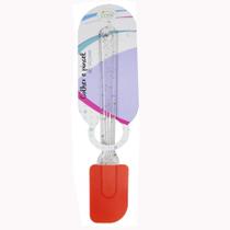 Espatula Pao Duro Silicone Color Acrilico Gliter 23X3,8Cm