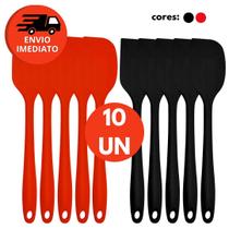 Espátula Pão Duro Silicone Utensílio Cozinha Raspadora Massas Bolos Confeitaria