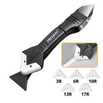 Espátula Para Aplicar e Raspar Rejunte Aplicadora de Silicone Calafetagem 3 em 1
