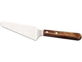 Espátula Para Bolo 5" Tramontina Em Aço Inox E Cabo Madeira Polywood Castanho Tramontina