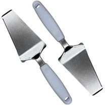 Espátula Para Bolo Cabo Branco Em Aço Inox Jogo Para Confeitaria Inoxidável Cabo Branco Plástico Bol