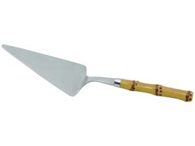 Espátula para Bolo Inox Lyor Bambu Natural Luxo