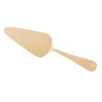 Espátula Para Bolo Torta Aço Inox Positano Dourada Lisa 25cm