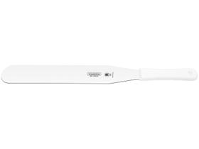 Espátula Para Confeiteiro 12" Tramontina Lâmina Aço Inox E Cabo Branco Tramontina