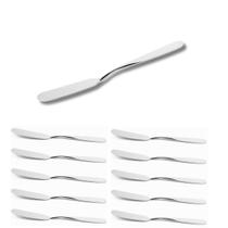 Espatula para Manteiga Geleia 10 Peças Aço Inox 15cm Restaurante Buffet Cozinha Gourmet Mix Espatula para Manteiga Geleia 10 Peças Aço Inox 15cm Restaurante Buffet Cozinha Gourmet Mix