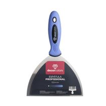 Espatula para pintor profissional inox cabo emborrachado 150mm - decor colors