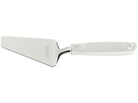 Espátula para Pizza Tramontina Utilitá em Aço Inox com Cabo de Polipropileno Branco Espátula para Pizza Tramontina Utilitá em Aço Inox com Cabo de Polipropileno Branco