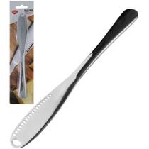 espátula patê/manteiga de inox com serrilha 2 peças 22cm - CLINK