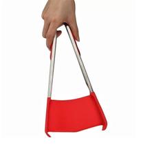 Espátula Pegador Inox Silicone 2 Em 1 Casa Cozinha Pratico