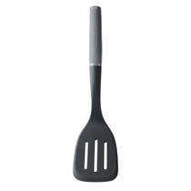 Espátula Perfurada Cozinha 35cm em Nylon Cinza KitchenAid