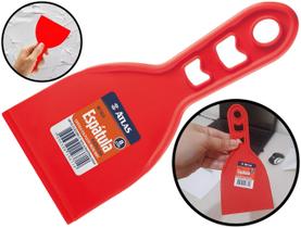 Espátula Plástica 8cm Para Raspagem De Tinta Aplicação De Gesso Massa Corrida Rejunte Papel De Parede