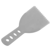 Espátula Plástica Dentada Cinza 80mm - 0.2582 - COMPEL