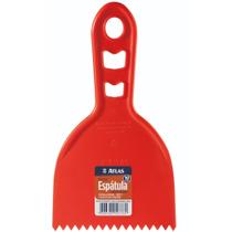 Espátula Plástica Dentada com Cabo 100mm - 151/10 - PINCÉIS ATLAS
