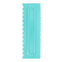 Espátula Plástica Para Decorar Bolo Dentado/Ondulado