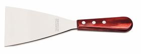 Espátula raspador 5" Tramontina em Aço Inox e Cabo Madeira Tratada Polywood