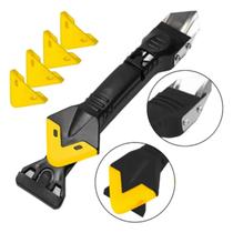 Espátula Raspador E Aplicador de Silicone Rejunte Multifunção 3em1