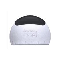 Espátula Raspadora de Inóx Tipo Meia-Lua - 1 unidade - Prime Chef - Rizzo