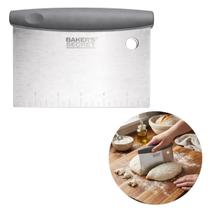 Espátula Raspadora Massa Bolo Confeitaria Cozinha Inox Régua Espátula Raspadora Massa Bolo Confeitaria Cozinha Inox Régua