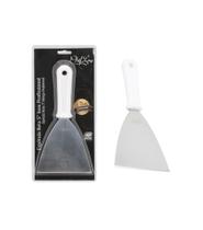 Espátula reta 5" profissional 24,5cm inox cabo branco pp Chef Line Espátula reta 5" profissional 24,5cm inox cabo branco pp Chef Line
