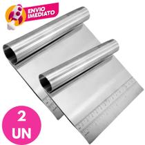 Espátula Reta Cabo Tubular Inox De Cozinha Multiuso Corta Raspa Para Massas Legumes Chocolate Bolo Espátula Reta Cabo Tubular Inox De Cozinha Multiuso Corta Raspa Para Massas Legumes Chocolate Bolo