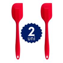 Espátula Reta de Silicone Resistente Flexível Cozinhar Confeitar