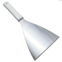 Espátula Reta Em Aço Inox Profissional Chapeiro Grande 28,5cm Chapa Grelhas Lanches E Porções Lanchonete Bares e Restaurantes