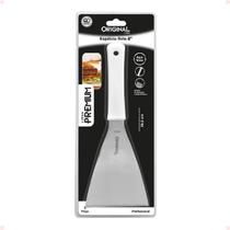 Espátula Reta Inox 26,5cm Para Chapa Lanche Chapeiro Pizza