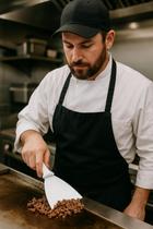 Espátula Reta Inox Confeitaria Bolo Alisador Chantilly Ganache Pegador Recheio Massa Cortador Tamanho:5 Polegadas