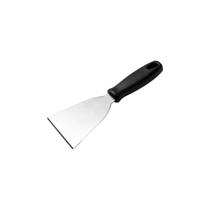 Espatula Reta Inox Preta Hamburguer Lanche Chapeiro