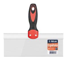 Espatula retangular drywall massa corrida inox 10" 25cm atlas pro at6455/10