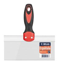 Espatula retangular drywall massa corrida inox 8" 20cm atlas pro at6455/8