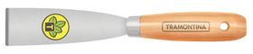 Espátula Rígida 4 cm Tramontina em Aço Carbono com Cabo de Madeira