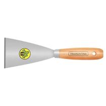Espátula Rígida 8cm em Aço Carbono com Cabo de Madeira - Tramontina