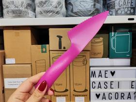 Espátula Serrilhada Rosa Importada - Tupperware