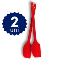 Espátula Silicone Cabo Longo Resistente Raspar Mexer Espátula Silicone Cabo Longo Resistente Raspar Mexer