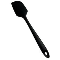 Espátula silicone gourmet preta 6x1,6x29,2cm resistente e ideal para cozinha