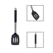 Espátula Silicone Inox Preto Linha Facile Espátula Silicone Inox Preto Linha Facile