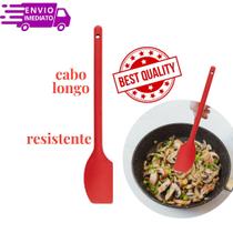 Espátula Silicone para Raspar Refogar Misturar Panelas Antiaderentes
