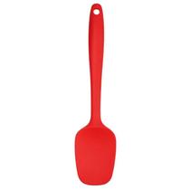 Espátula silicone utensílio de cozinha 27cm cabo maciço