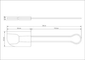 Espátula Tramontina Apreciatta em Silicone com Cabo Aço Inox Tramontina 25780101