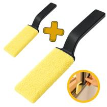 Espátula Transpasse Limpa Box Frestas com Refil de Microfibra Veneziana Portas de Correr Espátula Transpasse Limpa Box Frestas com Refil de Microfibra Veneziana Portas de Correr