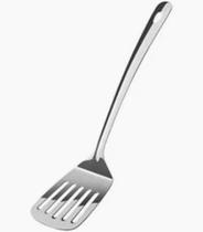 Espátula Vazada de Aço Inox. Espátula Vazada de Aço Inox.