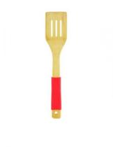 Espatula Vazada de Bambu 30 cm Com Cabo Silicone - Wincy Espatula Vazada de Bambu 30 cm Com Cabo Silicone - Wincy